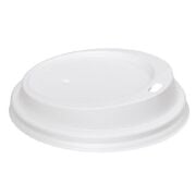 White 14–16 oz Disposable Hot Drink Lid 90mm Leak-Resistant