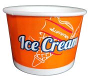 200cc Ice Cream Cups 200ml Food-Safe Printed Paper Cups Bulk