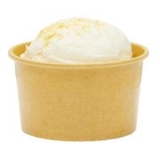 200cc Kraft Paper Ice Cream Cup Compostable Disposable Serving Cups