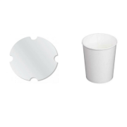 100-Pack 33 oz Cardboard Bucket Lids for 1000ml Food Buckets