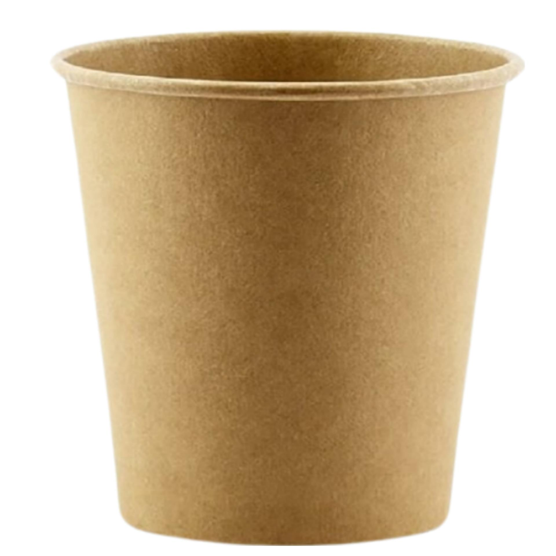 4 oz 100ml Kraft Paper Cups Disposable Eco-Friendly Hot Cold