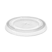 12 oz Cold Drink Plastic Lid 80mm Spill-Resistant Flat Top
