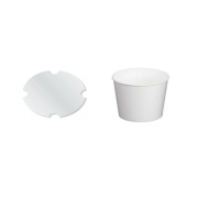 85oz Paper Fast-Food Bucket Lid 2,500 ml Pack of 100