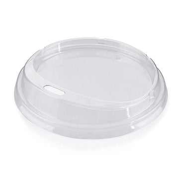 95mm PET Drink Lid with Spout Emzik Cap Clear Plastic