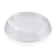 95mm PET Drink Lid with Spout Emzik Cap Clear Plastic