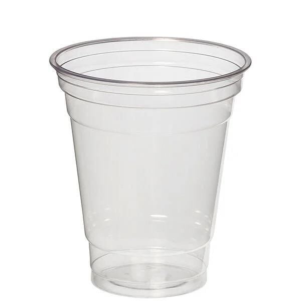 95mm Clear PET Disposable Cup 12oz 350ml Lid-Compatible