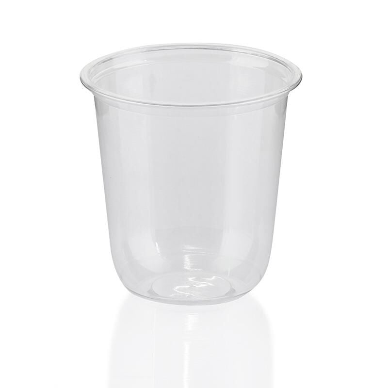 Clear PET Bubble Tea Cups 12–14oz 350–400ml Single‑Use Cups