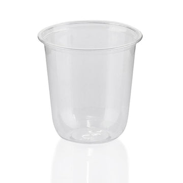 Clear PET Bubble Tea Cups 12–14oz 350–400ml Single‑Use Cups
