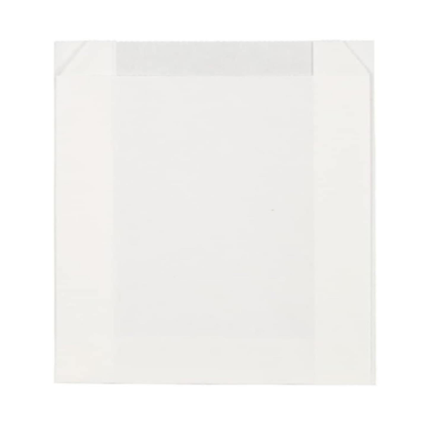 Grease-Resistant White Snack Bags 8x12x4 cm 1000 Pack