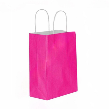 Fuchsia Kraft Twisted-Handle Gift Bag 25×31×12 cm Pack