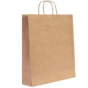 Kraft Twisted-Handle Paper Bag 32x40x12 cm Bulk Pack