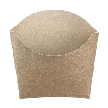 Natural Kraft Conical Medium Chips Container Box Eco-Friendly