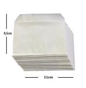 White Oil‑Resistant Snack Bags Junior 11 × 9 cm Unprinted Pack