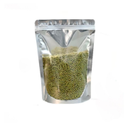 Metalised Stand-Up Doypack with Window and Resealable Zip