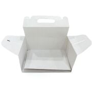 Reinforced Kraft Burger Carry Box with Internal Support - 200 Pack