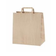 Brown Kraft Paper Bag with Internal Handle 28×29×17cm