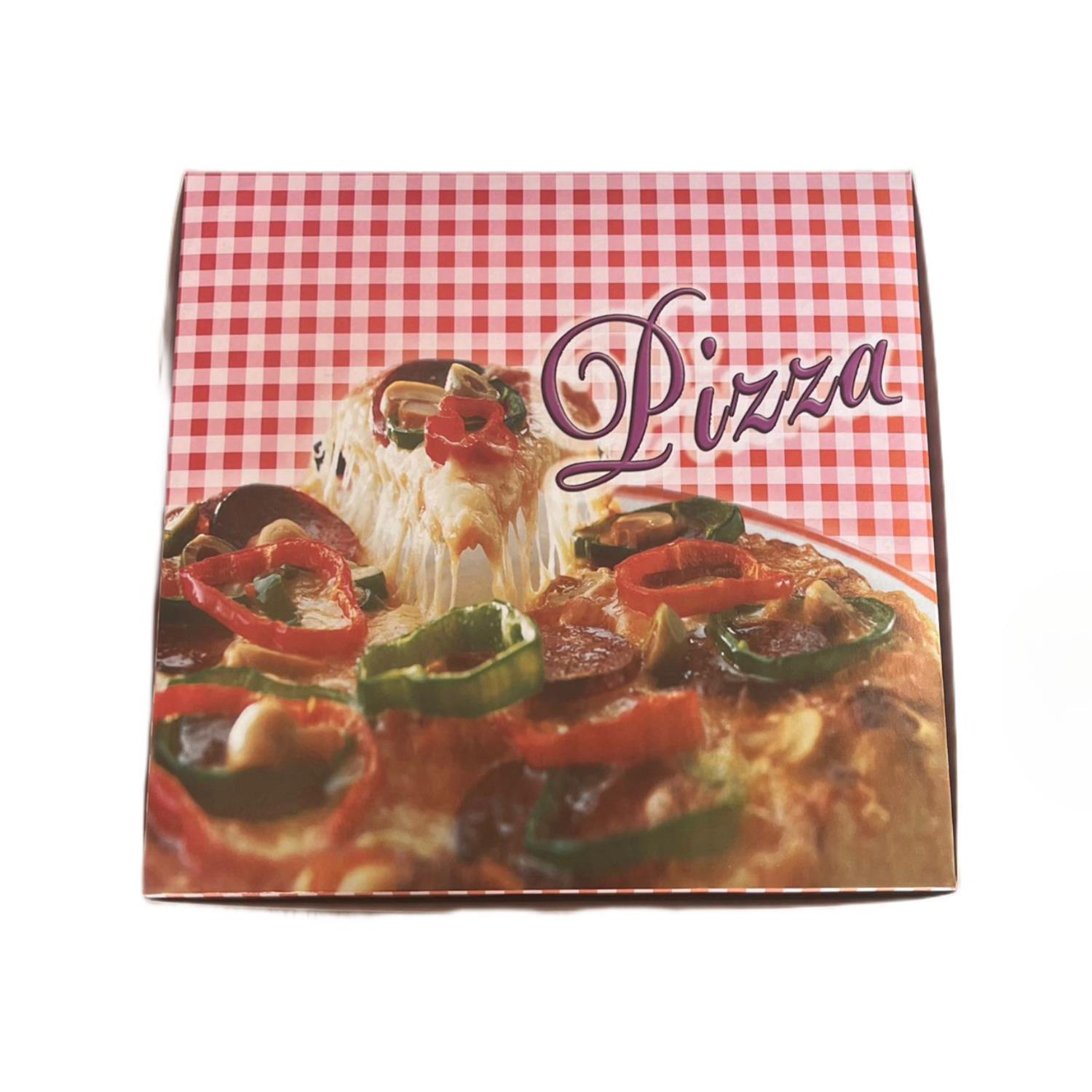 GİZPAK 25×25×3.5cm Disposable Pizza Boxes Pack of 100