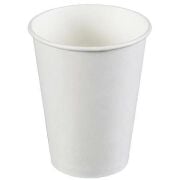 12 oz White Disposable Paper Cups for Hot and Cold