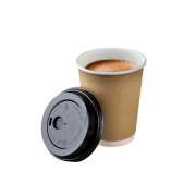 14 oz Double Wall Kraft Paper Coffee Cups - Insulated