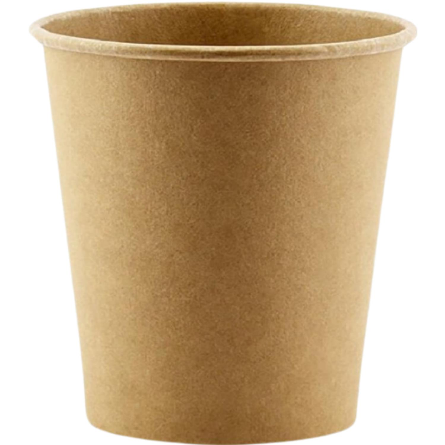 Kraft 8 oz Disposable Paper Cup 200 ml Natural Finish