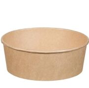 Kraft 1100cc Compostable Leakproof Cardboard Salad Bowl Pack 300