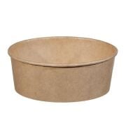 Kraft Disposable Paper Salad Bowl 500cc Leakproof Recyclable Pack
