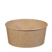 Kraft 750ml Leakproof Compostable Brown Salad Bowls Pack 500