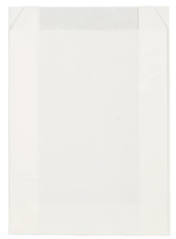 Grease-Resistant White Snack Paper Bags 10×16×4cm 1000 Pack