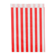Striped Candy Paper Bags 12.5×19 cm Pack of 100