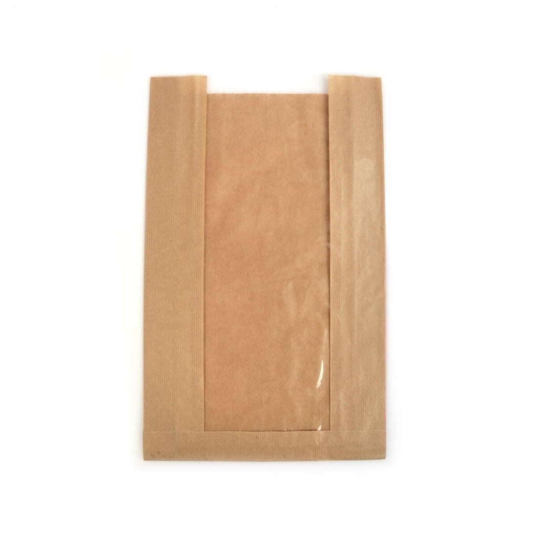 Kraft Window Paper Bags 17x33x6cm – 10kg Bulk Pack