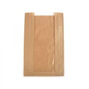 Kraft Window Paper Bags 17x33x6cm – 10kg Bulk Pack