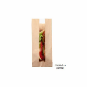 Kraft Window Paper Bags 17x33x6cm – 10kg Bulk Pack