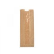 Kraft Window Paper Bags 10×33×5 cm 40g 5kg Pack