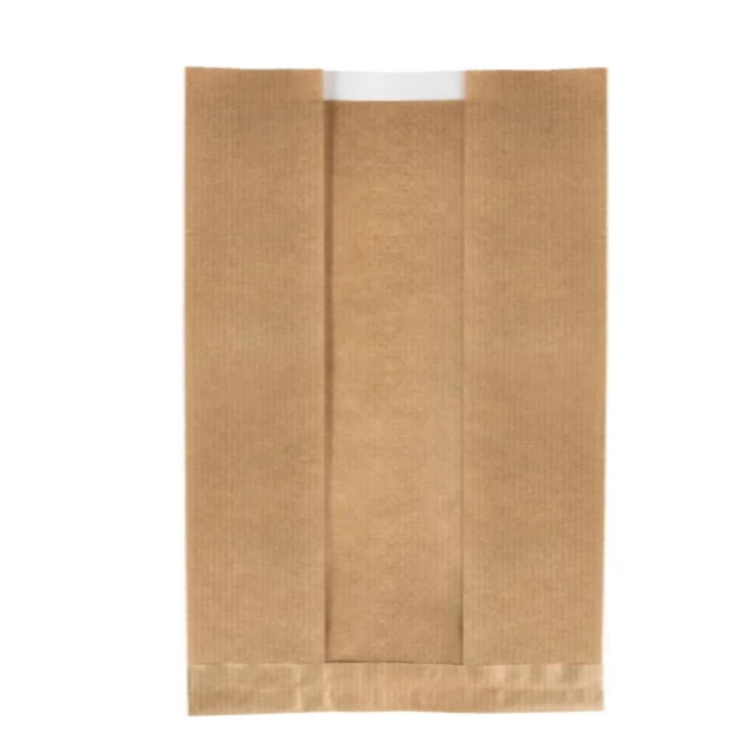 Brown Kraft Window Paper Bag 25x40x8cm - 10kg Pack