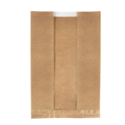 Brown Kraft Window Paper Bag 25x40x8cm - 10kg Pack