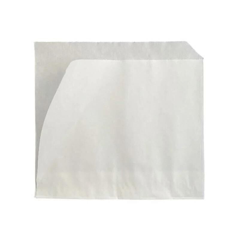 Grease-Resistant White Hamburger Paper Bags 16×15 cm Food-Safe Recyclable