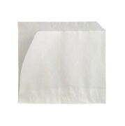 Grease-Resistant White Hamburger Paper Bags 16×15 cm Food-Safe Recyclable