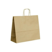 32x30x16cm Brown Kraft Paper Bag with Twisted Handles 90gsm