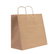 32x30x16cm Brown Kraft Paper Bag with Twisted Handles 90gsm
