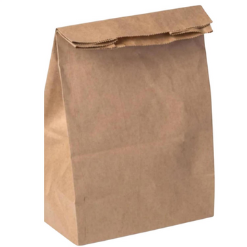 Gizpak Kraft Flat-Bottom Carry Bag, Recycled Paper, 32x40x12 cm
