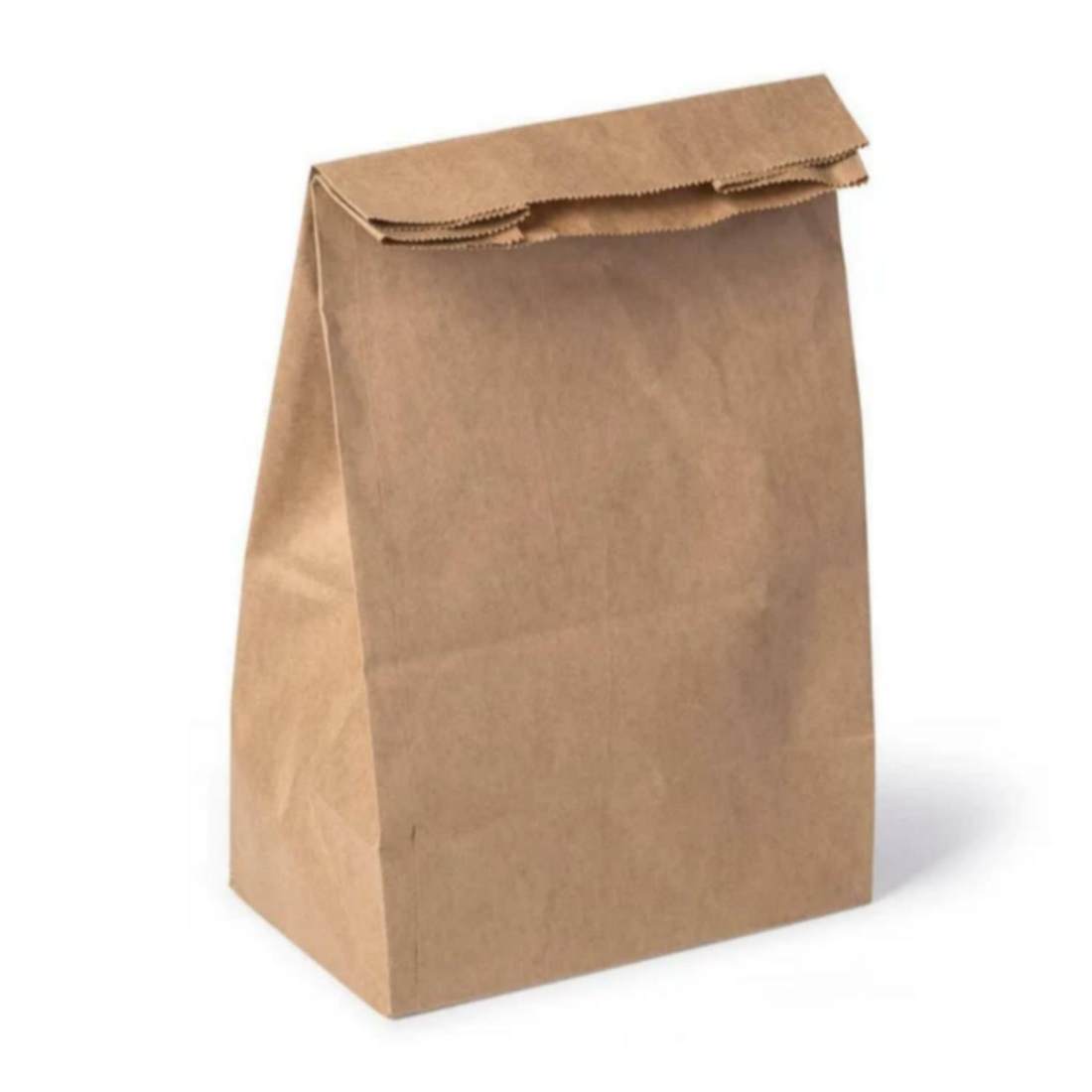 Heavy Duty Kraft Takeaway Carry Bag 22x28x12cm Durable