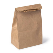 Heavy Duty Kraft Takeaway Carry Bag 22x28x12cm Durable