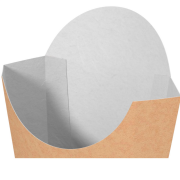 Large Kraft Chips Box - Natural Oil-Resistant Chips Container