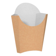 Large Kraft Chips Box - Natural Oil-Resistant Chips Container