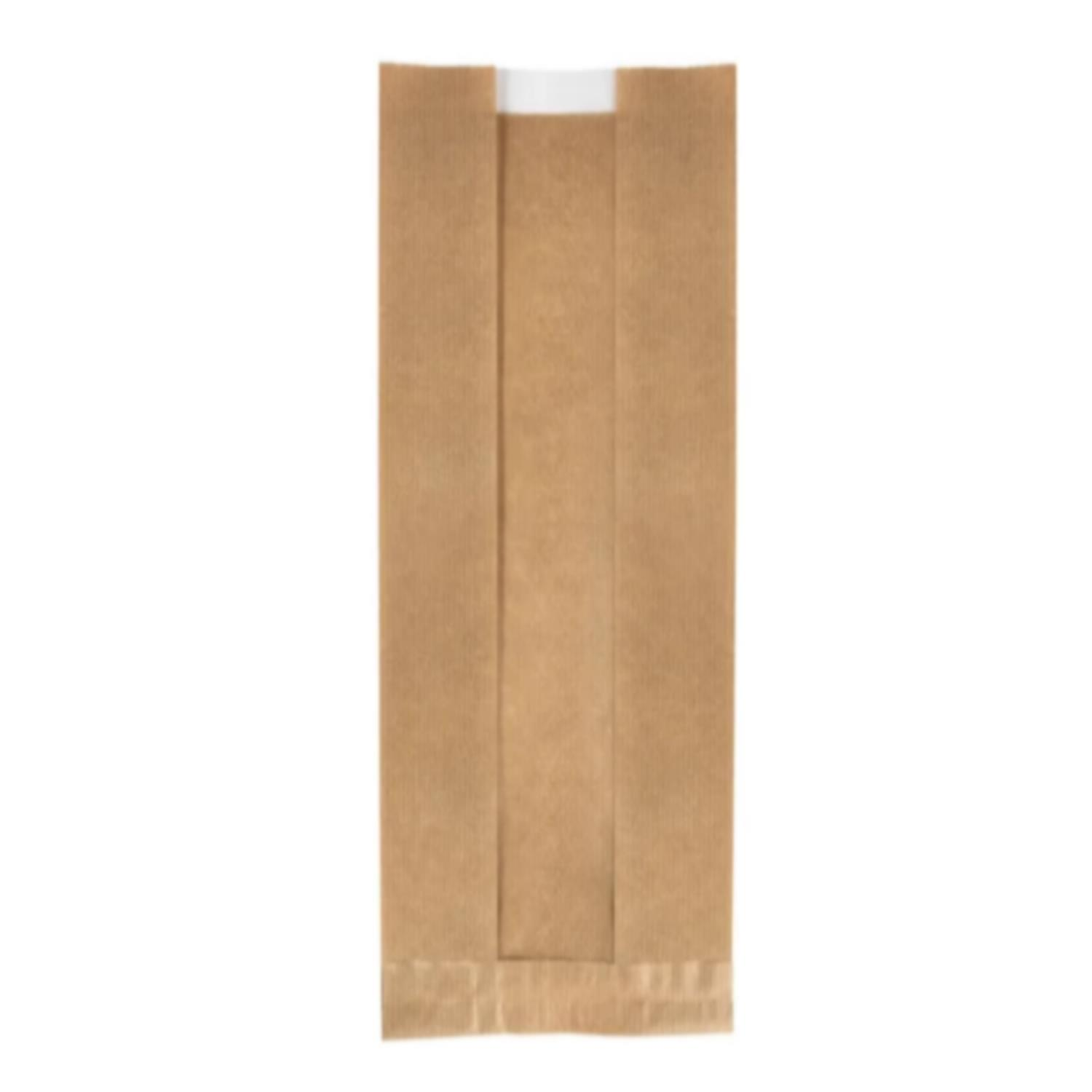 Windowed Baguette Paper Bags 10×41×5cm Pack 10kg 1700pcs