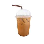 Clear PET Bubble Tea Cup 470ml Disposable with Optional Lid