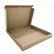 Micro-Flute Kraft Pizza Boxes 33×33×3.5 cm Pack of 100