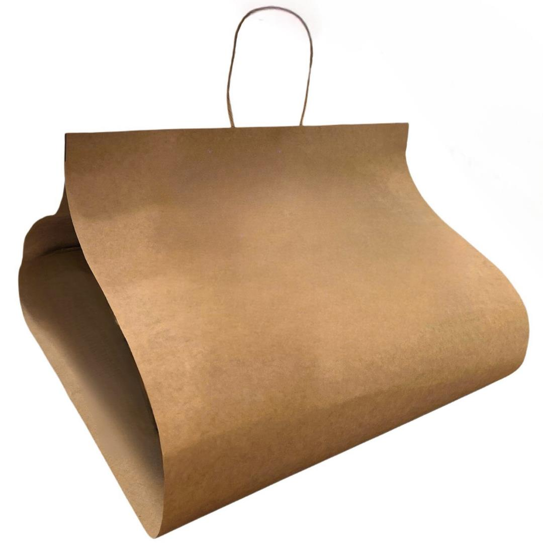 Kraft Pizza Carrier Bag 35 x 50 cm Pack 100