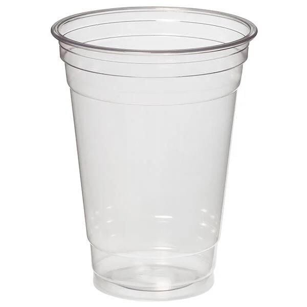 GIZPAK Clear PET Cup 500ml Disposable Cold Drink Cups