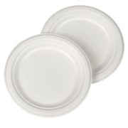 22cm Eco Paper Plates Biodegradable Compostable Disposable Pack of 50